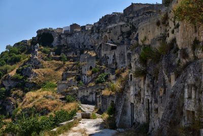 Old ruins against clear sky