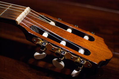 Close-up of guitar