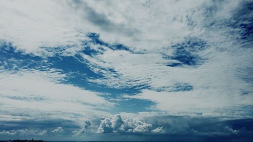 Scenic view of cloudy sky