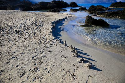 Scenic view of beach