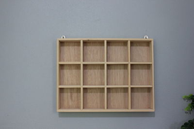 Directly above shot of window on wall