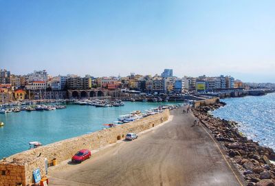 View of city at waterfront