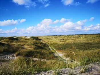 Scenic view of landscape against sky