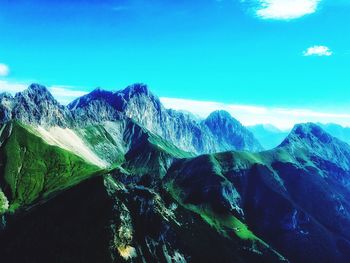 Low angle view of blue sky