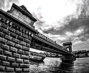 Low angle view of built structure against sky