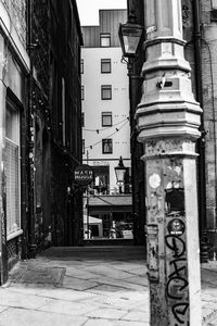 Street amidst buildings in city