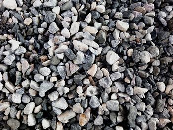 Full frame shot of pebbles