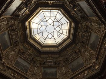 Low angle view of ceiling of building