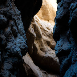 Rock formation in cave