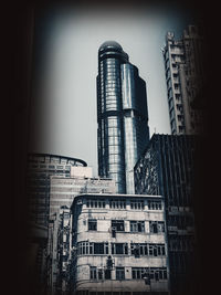 Low angle view of buildings against sky