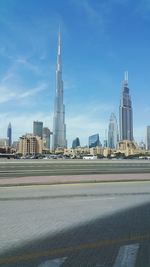 View of cityscape against sky