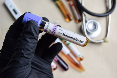 Close-up of thermometer