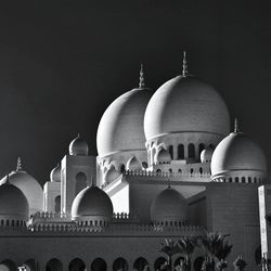 Low angle view of mosque