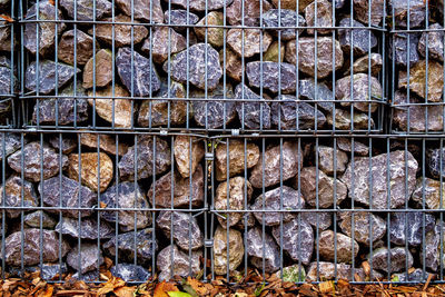 Full frame shot of metal grate against wall