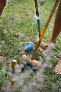 Playing croquet, sweden