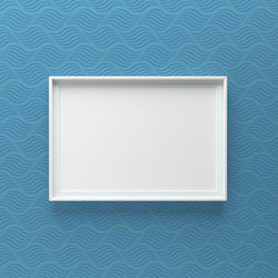 High angle view of empty glass against white background