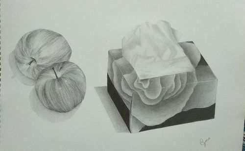 High angle view of papers on white table