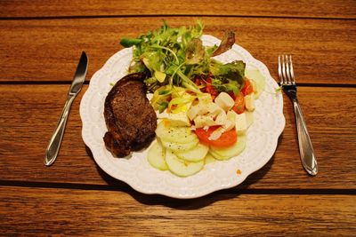 Close-up of food on plate