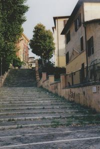 Steps leading towards building