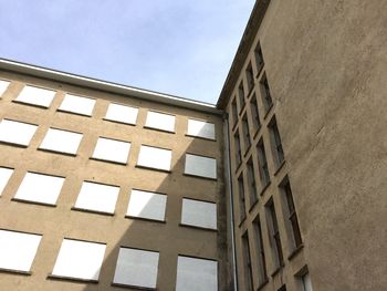 Low angle view of building against sky