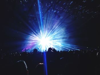 Crowd at music concert