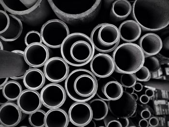 Full frame shot of pipes