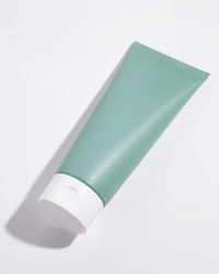 Close-up of dentures against white background