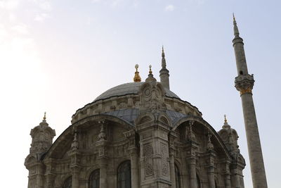 Low angle view of historical building against sky