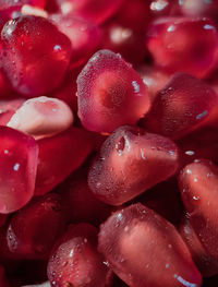 Full frame shot of strawberries