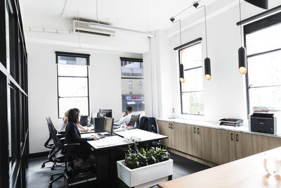 People working in office