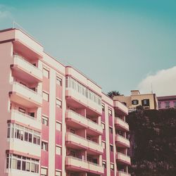 Residential buildings against sky