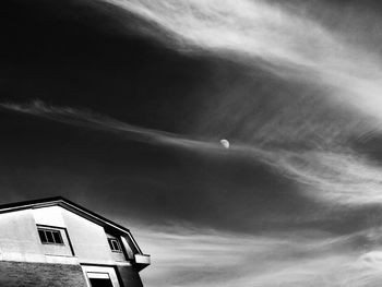 Low angle view of built structure against sky