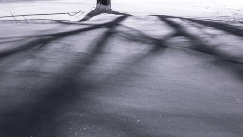 Low section of person on sand