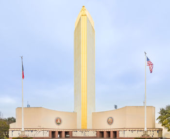 Low angle view of building against sky