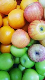 Full frame shot of fruits