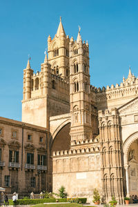 Low angle view of historical building