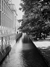 Canal amidst buildings in city