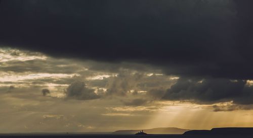 Clouds over sea