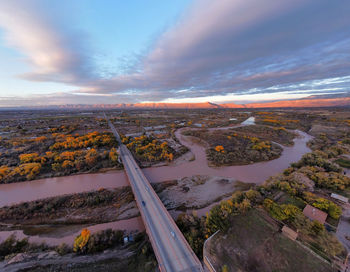 Colorado river in fall