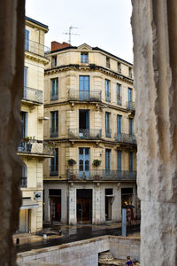 Low angle view of building against sky