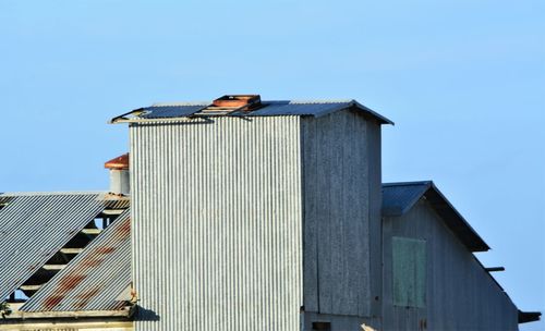 Low angle view of building against sky