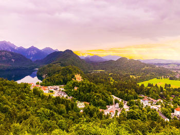 Schwangau dorf der königsschlösser