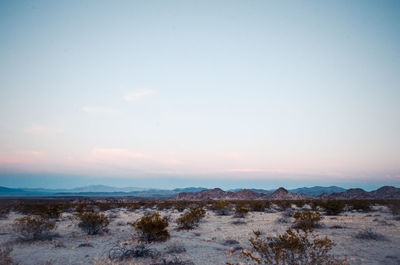 Scenic view of sea against sky at sunset