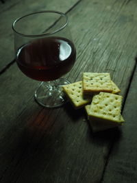 Close-up of drink on table