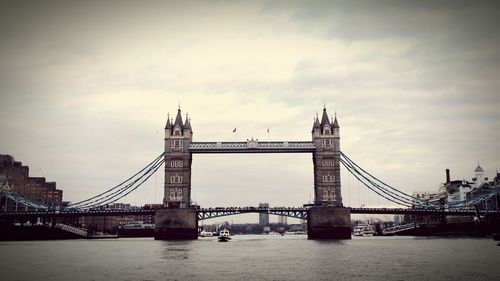 Tower bridge over river thames