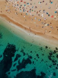 Aerial view of beach