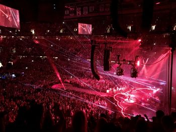 Crowd at music concert