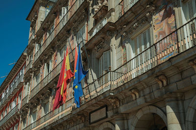 Low angle view of building against sky