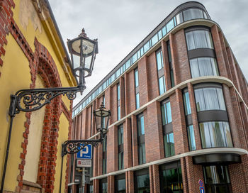 Low angle view of building against sky