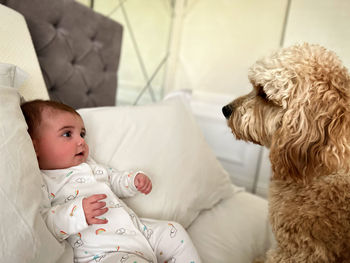 Best friends forever / dog and baby